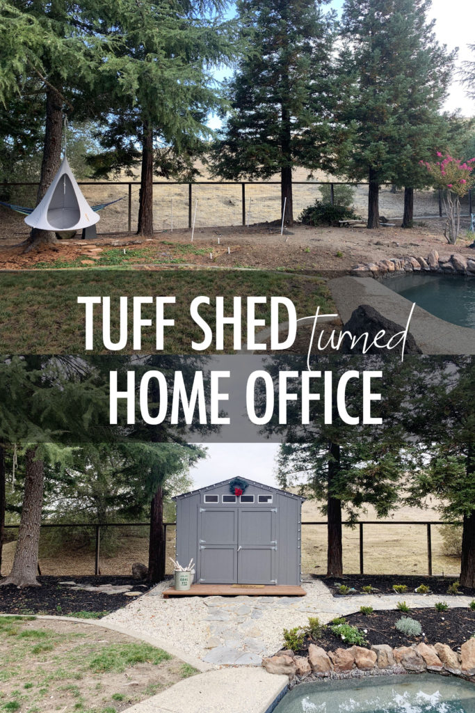 tuff shed turned home office