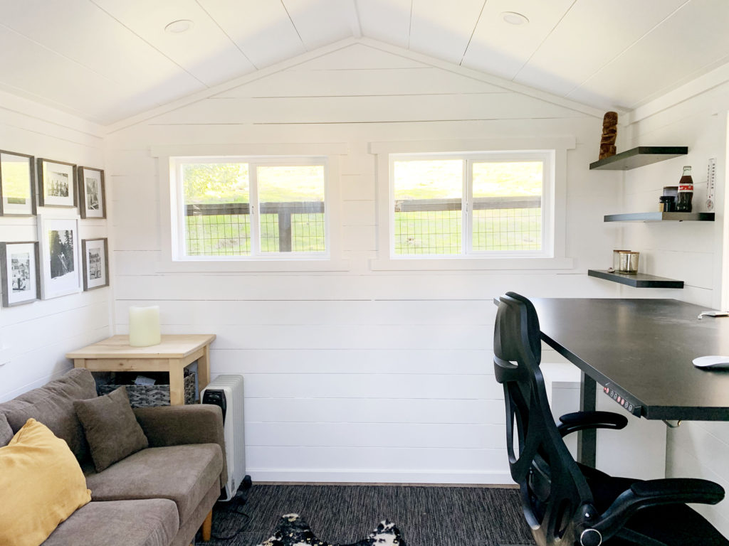 Tuff shed turned home office